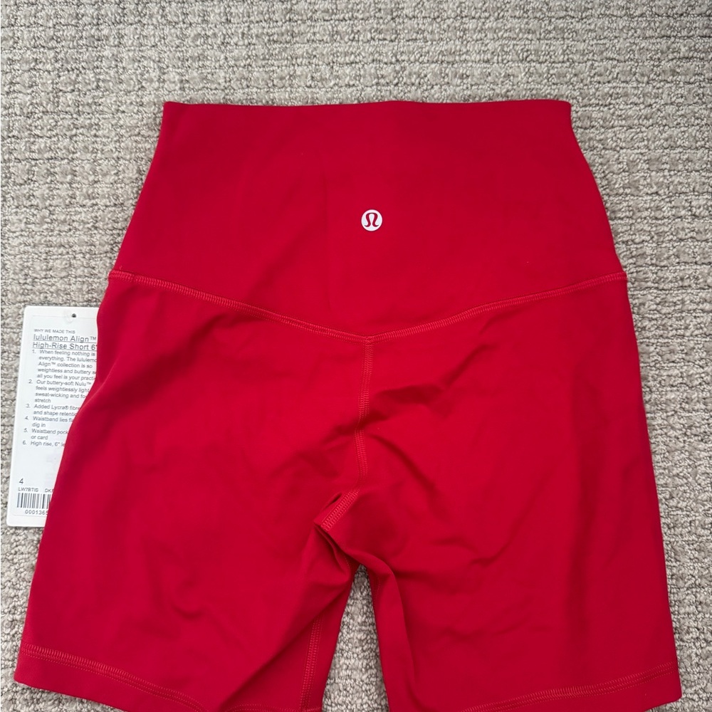 lululemon Align Short - Dark Red